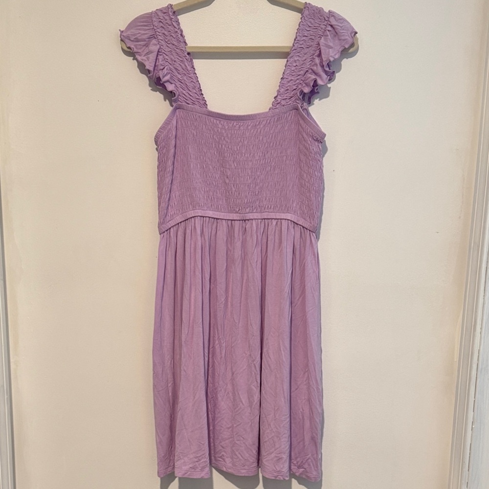 Nordstrom Lilac Ruffle Strap Dress